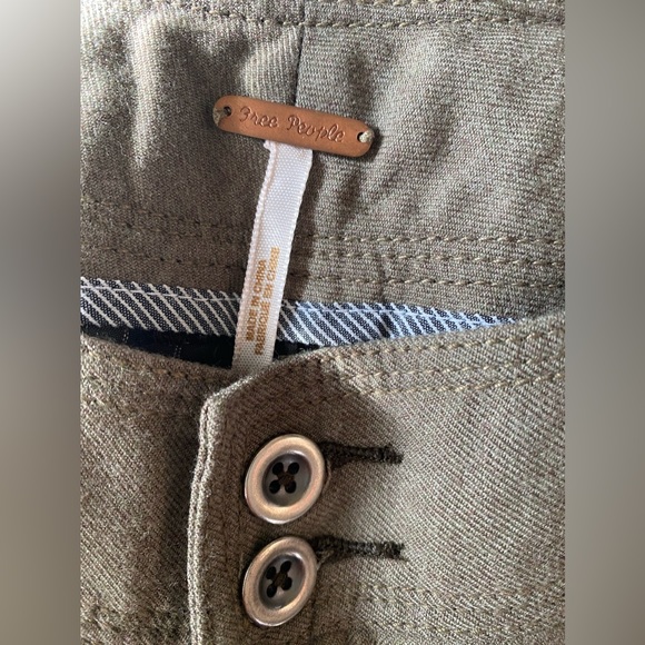 Free People vintage wool rayon lined short Shorts - Picture 9 of 15